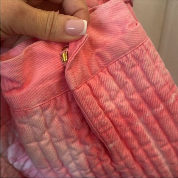 Loveshackfancy Pink Tie-Dye Quilted Jacket, M - Picture 8 of 13